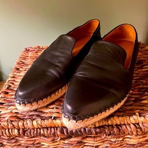 FRANCO SARTO BLACK LEATHER SHOES SIZE 8